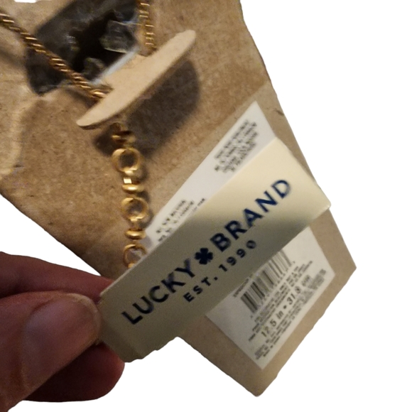 NEW Lucky Brand Reversable Champagne Mother of Pearl - Picture 6 of 6